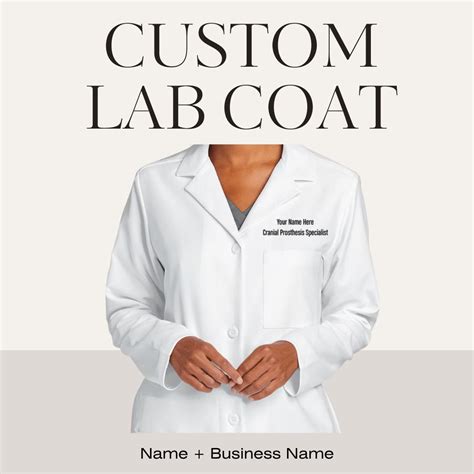 Custom Embroidered Lab Coat – Wig Medical