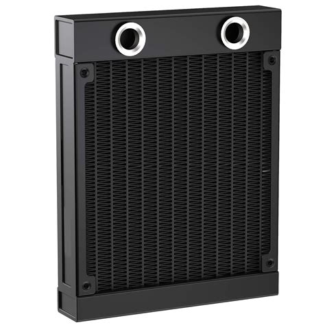 Clyxgs Water Cooling Radiator, G1/4 Thread Heat Row Radiator 12 Pipe ...