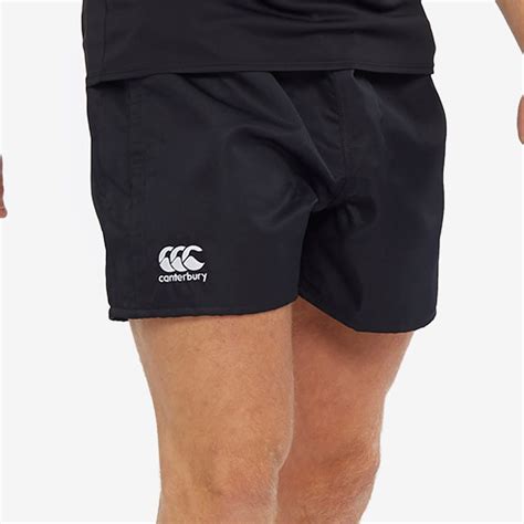 Canterbury 24/7 Professional Polyester Short - Mens Clothing - Black ...