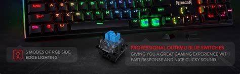 Amazon.in: Buy Redragon K580 VATA RGB USB LED Backlit Mechanical Gaming ...