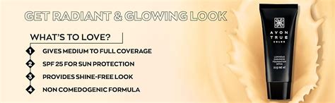 Buy AVON True Colour Ideal Luminous Cashmere Advanced Foundation Cream ...