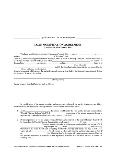 Image result for Loan-Modification Example