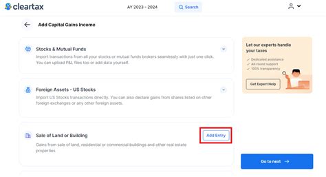 How To E-File ITR 2 When You Have Sold House Property, Land or Building?