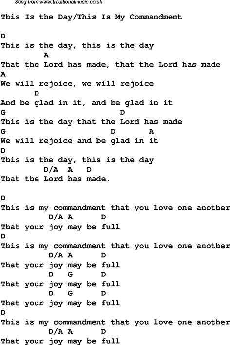 Worship Songs Guitar Chords