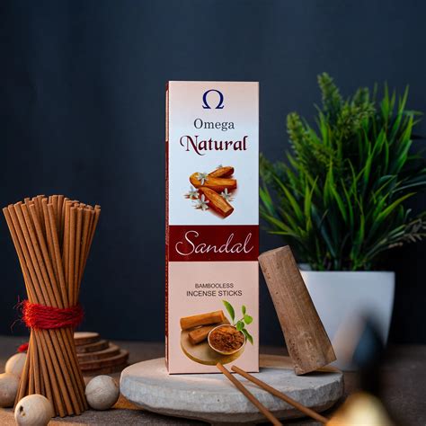 Natural Sandal Bambooless Incense Sticks