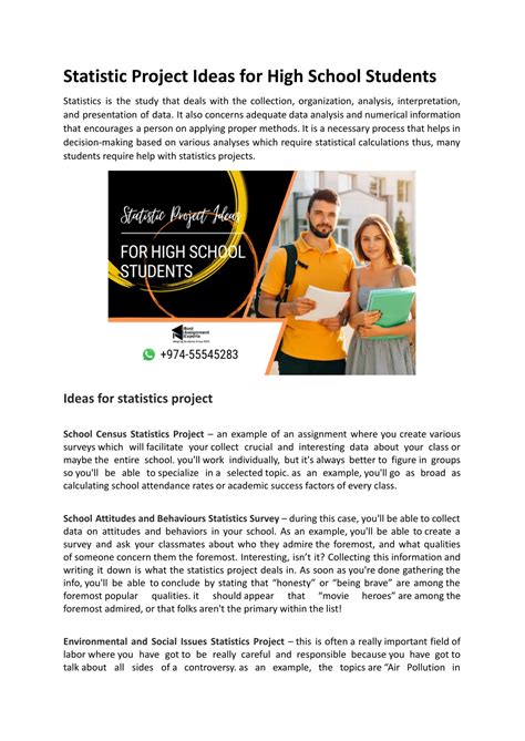 Image result for Statistics Project Ideas