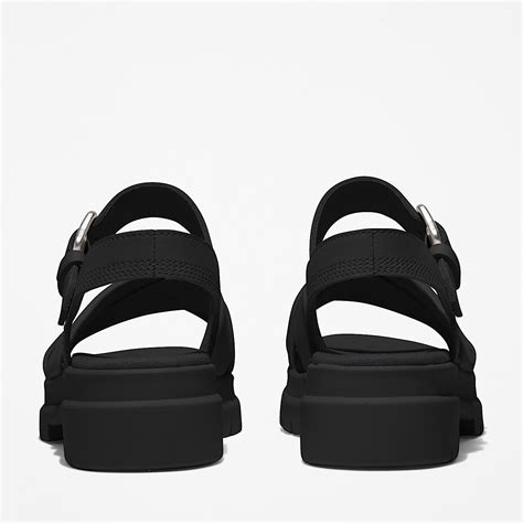 London Vibe Backstrap Sandal for Women in Black