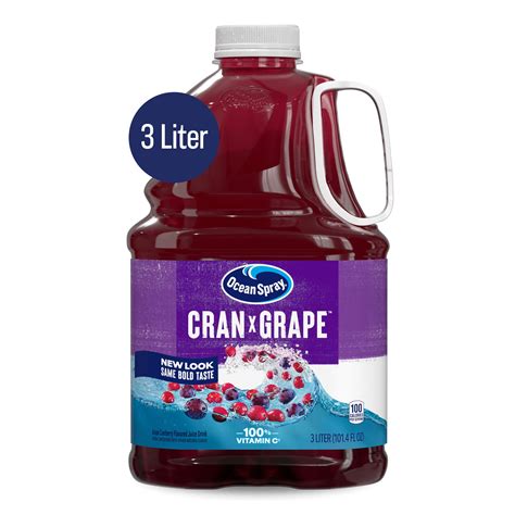 Ocean Spray® Low Sodium Cran-Grape® Juice Drink, 101.4 fl oz Bottle ...