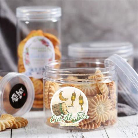 Jual Sticker Label Toples Kue Kering Hampers Lebaran Eid Idul Fitri ...