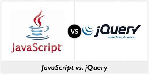 Diff Between JavaScript and jQuery 的图像结果