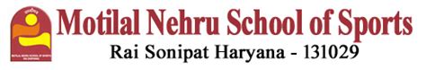Motilal Nehru School of Sports Application Form