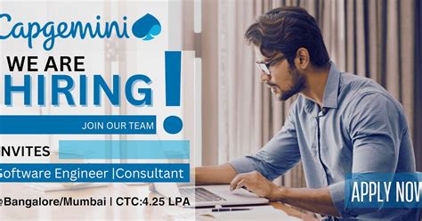 NEW JOBS UPDATES: Capgemini Hiring Freshers 2024 | Any Degree ...