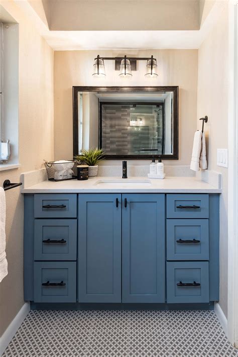 10 Bathrooms with Blue Vanities You’ll Love - S&W Kitchens