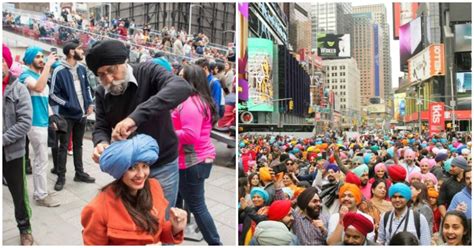 People Of New York Celebrated Turban Day And The Entire City Was ...