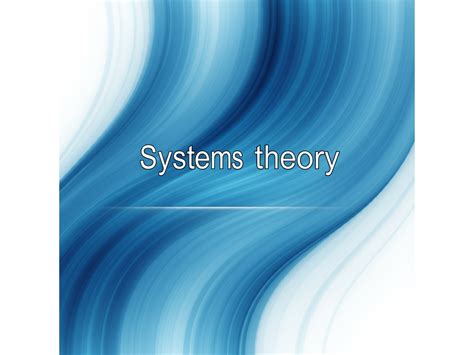 Systems Theory Explained 的图像结果