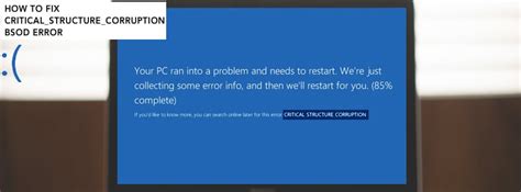 Image result for Stop Code Critical Structure Corruption