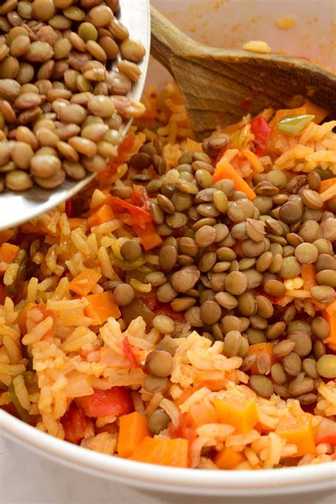 Lentils and Rice - The Stingy Vegan