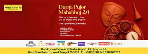 Durga Puja 2025 at Palms Kitchen & Bar, Holiday Inn Express Kolkata ...