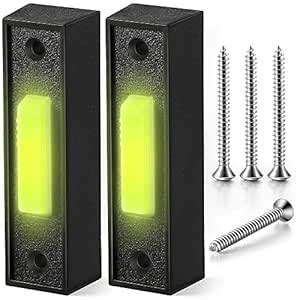 Lighted Doorbell Button, Garage Door Opener Switch with LED Light ...