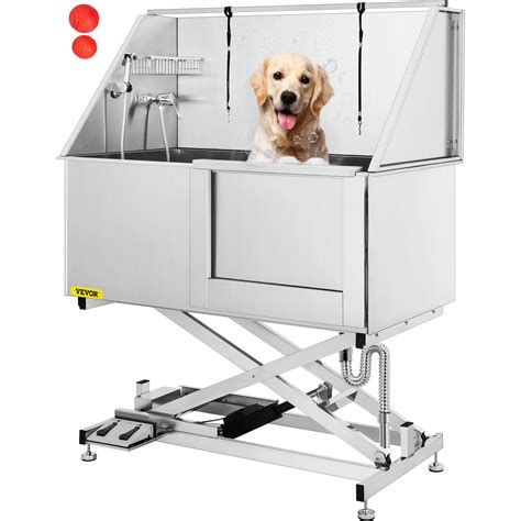 VEVOR VEVOR Professional Dog Grooming Tub 125x70x103 cm X Shaped ...