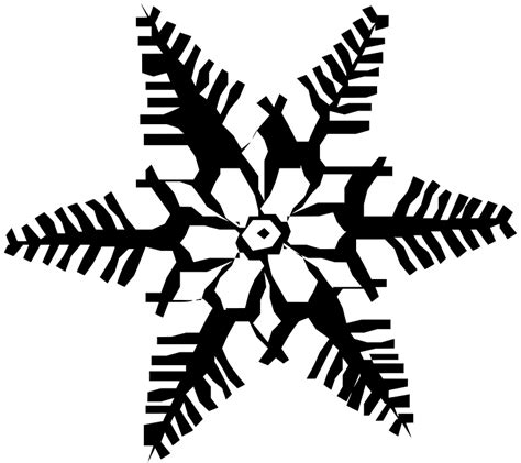 Snowflake - Free vector silhouettes on creazilla.com