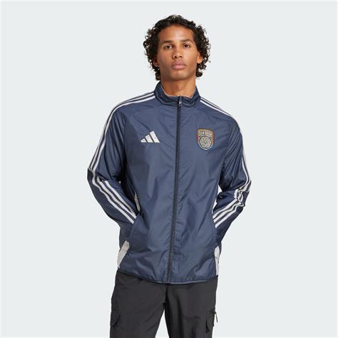 adidas San Diego FC Reversible Anthem Jacket - Blue | Free Shipping ...