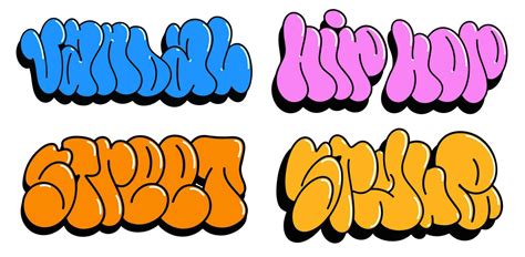 Graffiti Alphabet Bubble