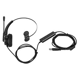 Headest with Mic, VH510-USB Call Center Customer Service Headset ...