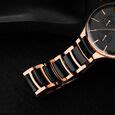 Buy Online Titan Ceramic Fusion Quartz Multifunction Black Dial Rose ...