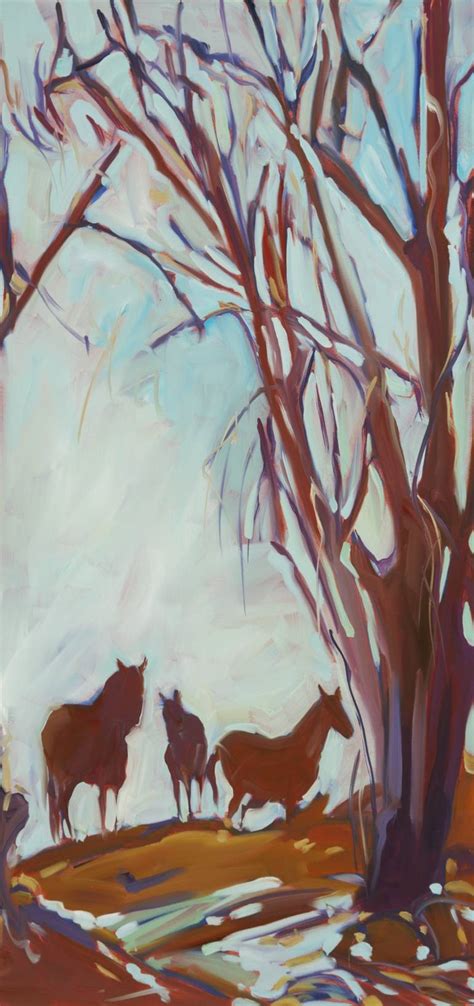 Hillside Series - Old tree (Spindrift Farm) Painting by Kaija ...