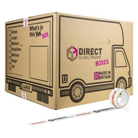 Buy 5 Strong Extra Large Cardboard Storage Packing Moving House Boxes ...