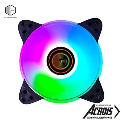 Jual CUBE GAMING ACROIS - Frameless - RGB RAINBOW LED 12CM Fan Case ...