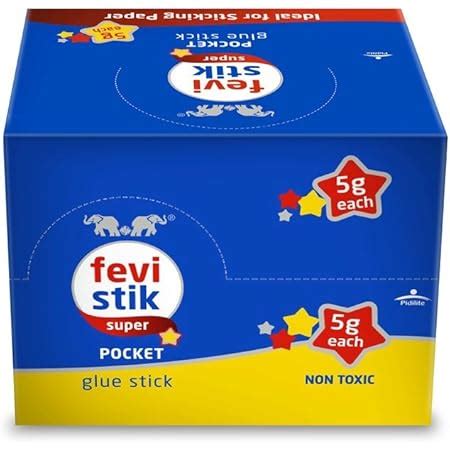 Fevistik Glue Stick, 5 Gm, Pack Of 30 : Amazon.in: Home & Kitchen