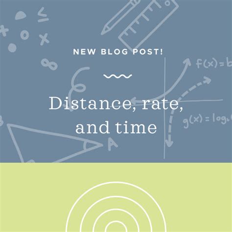 Image result for Distance Time Rate Same Distance Problem