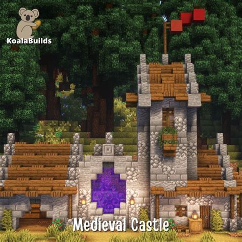 Image result for Minecraft Medieval Castle Tutorial