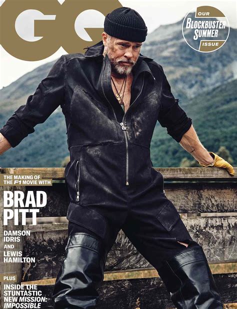 Brad Pitt Covers 'GQ' in $4,500 Thigh-High Leather Boots