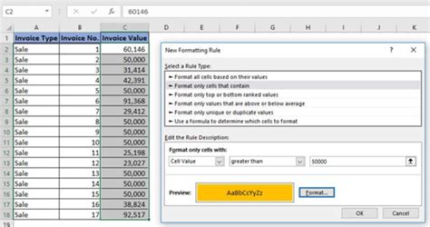 Formatting in Excel 2016 的图像结果