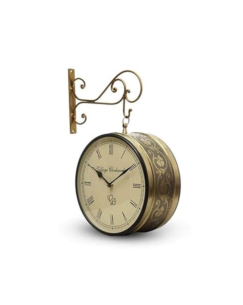 Buy Kamdhenu art and craft Railway Clock Station Clock Vintage Clock (8 ...