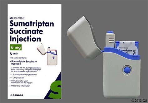 Image result for Sumatriptan Inj