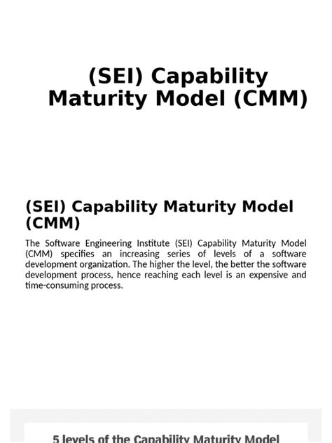 Image result for Sei Capability Maturity Model