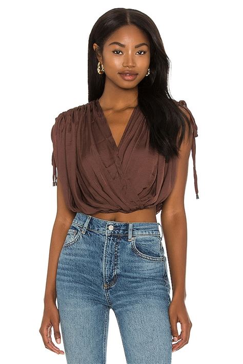 Free People Rachel Silky Top in Scorpio | REVOLVE