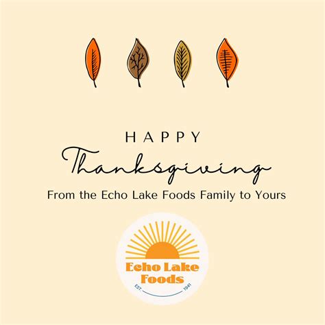 𝑯𝒂𝒑𝒑𝒚 𝑻𝒉𝒂𝒏𝒌𝒔𝒈𝒊𝒗𝒊𝒏𝒈 𝒇𝒓𝒐𝒎 𝑬𝒄𝒉𝒐 𝑳𝒂𝒌𝒆 𝑭𝒐𝒐𝒅𝒔! As we celebrate this season of ...