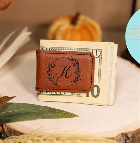 Personalized Money Clip, Groomsmen Money Clip, Custom Leather Money ...