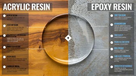 Acrylic Resin vs. Epoxy Resin: Key Differences Explained