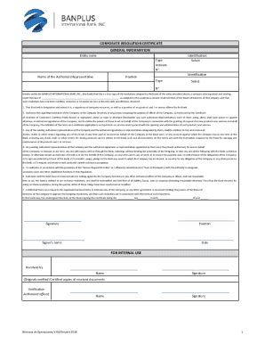 Image result for SBA Resolution Certificate