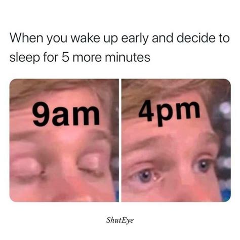 Waking Up Meme