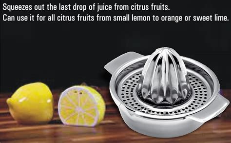 Buy Dynore Stainless Steel Lemon Juicer/Mousambi Juicer Online at Low ...