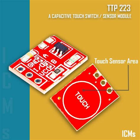 HUBX TTP223 Capacitive Touch sensor Switch - 5PCS Price in India - Buy ...
