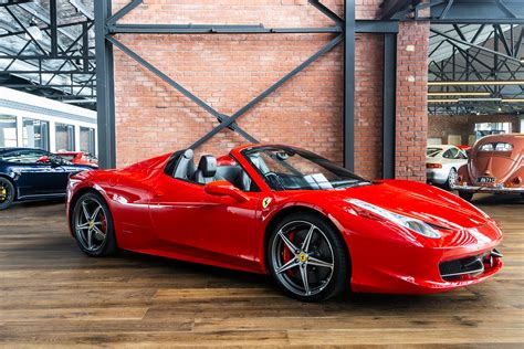 2013 Ferrari 458 Spider - Richmonds - Classic and Prestige Cars - Storage and Sales - Adelaide ...