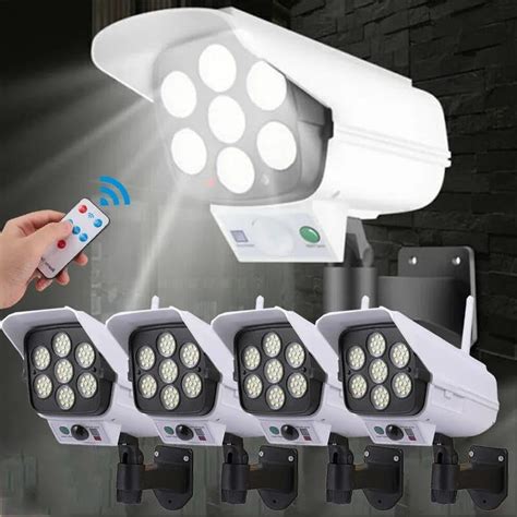 TIRTH ENTERPRISE (1Pcs) Solar Power Fake Home CCTV Dome Camera Security ...